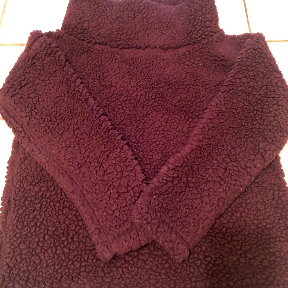 A sharpei burgundy top